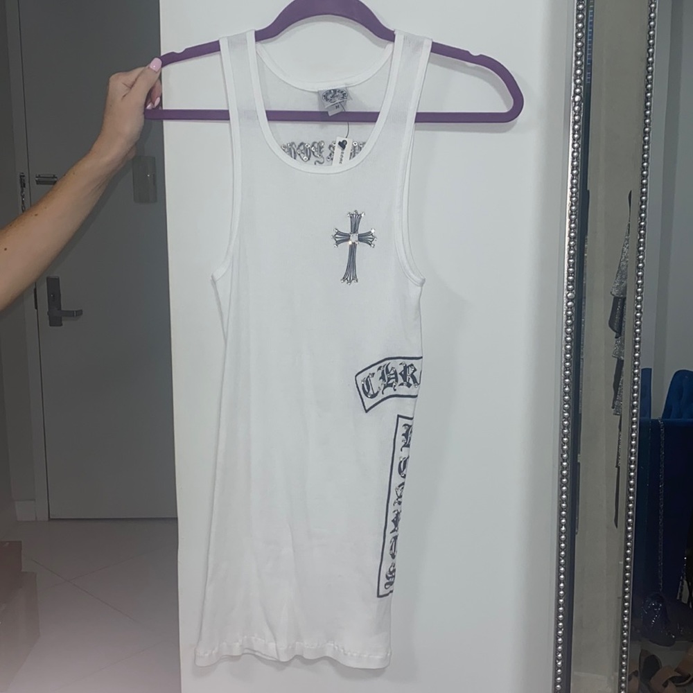 CHROME HEARTS TANK Sz MEDIUM